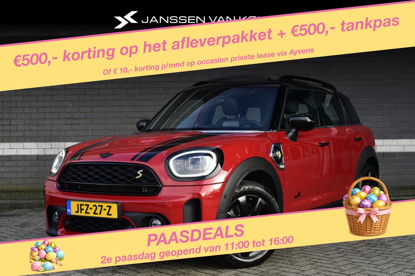 MINI Countryman - Mini 1.5 Cooper S E ALL4 Classic Panoramadak Head-Up Stoel-Stuur-Voorruitverwarming - AutoWereld.nl