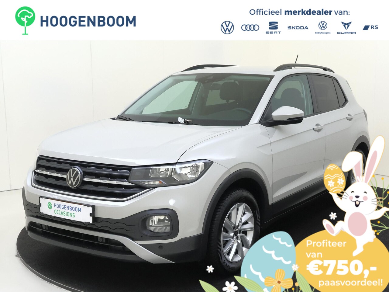 Volkswagen T-Cross - 1.0 TSI Life | Stoelverwarming | Navigatie | Adaptieve cruise control | Keyless | Parkeers - AutoWereld.nl
