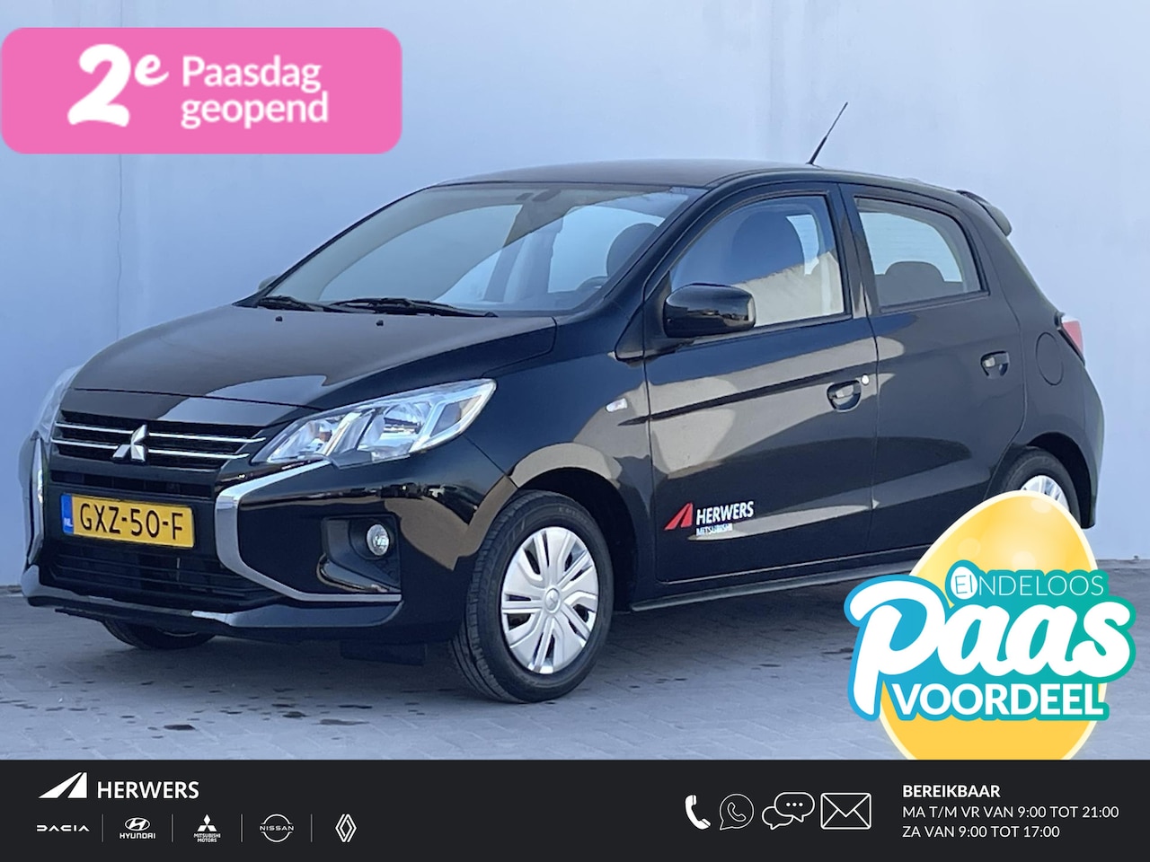 Mitsubishi Space Star - 1.2 Active / Airco / Apple Carplay - Android Auto/  5 Persoons! / 8 Jaar Fabrieksgarantie - AutoWereld.nl