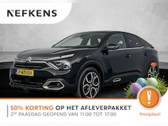 Citroën Ë-C4 - Feel Pack 50kWh | SOH 92, 6%| LEER/Stof | Keyless | Trekhaak | Camera | Privacy Glass | 18