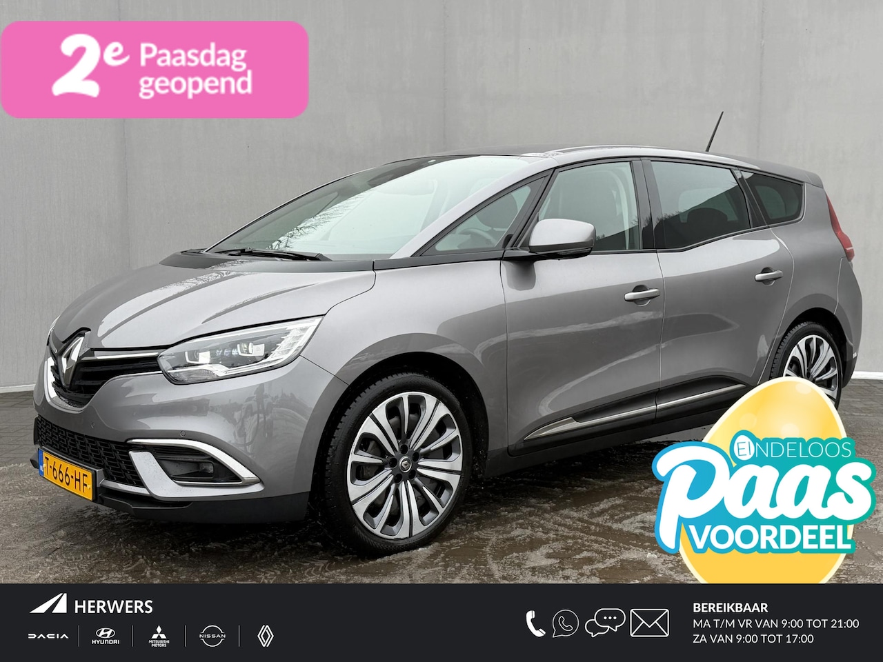 Renault Grand Scénic - 1.3 TCe Equilibre 140pk 7p. / NL auto / Trekhaak (1500KG) / Navigatie / Camera / Parkeerse - AutoWereld.nl