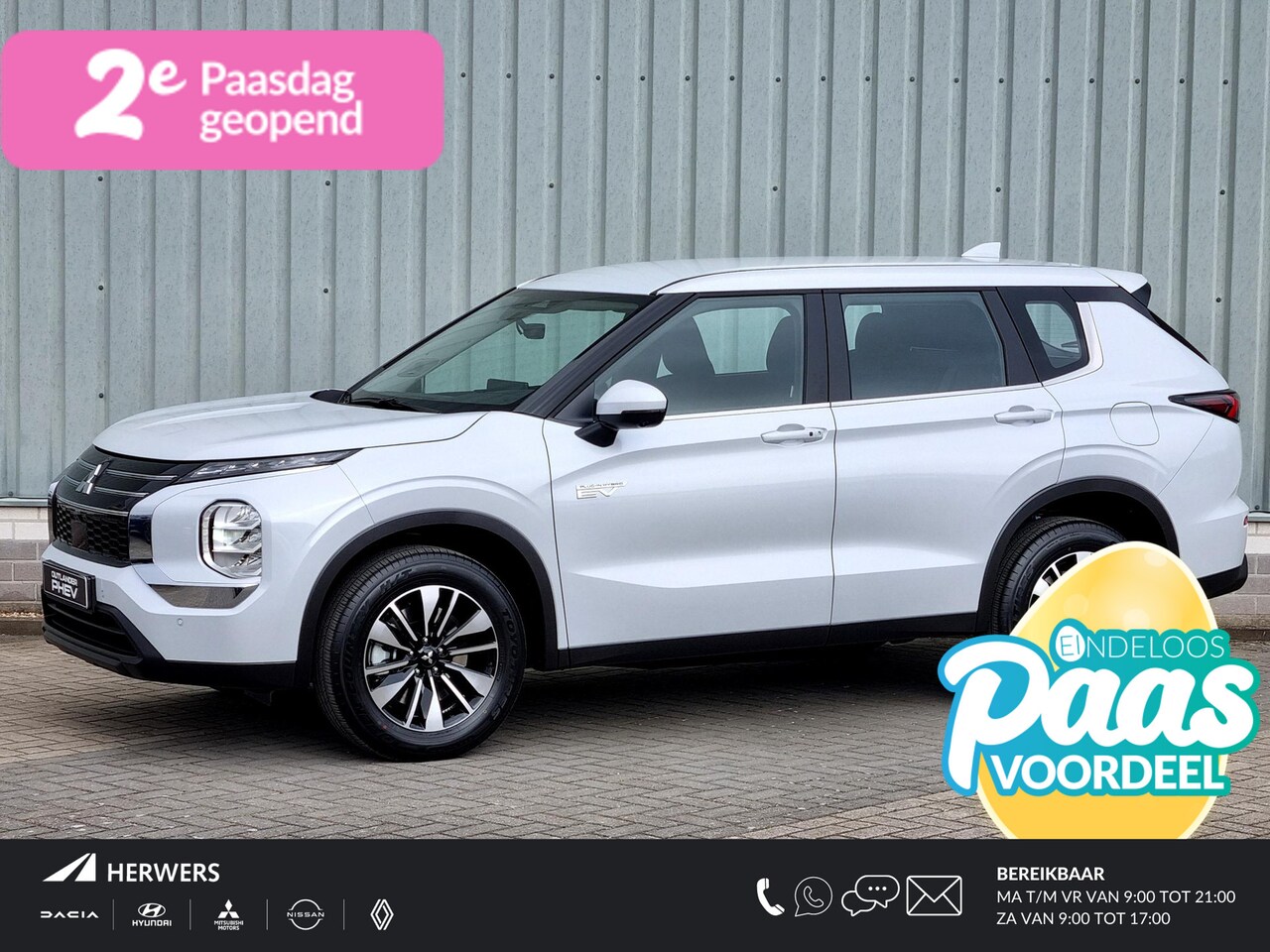 Mitsubishi Outlander - 2.4 PHEV Pure /  €6000,- Voordeel Op Nieuwprijs / Elektrische Range 86 KM WLTP / 1600KG Tr - AutoWereld.nl