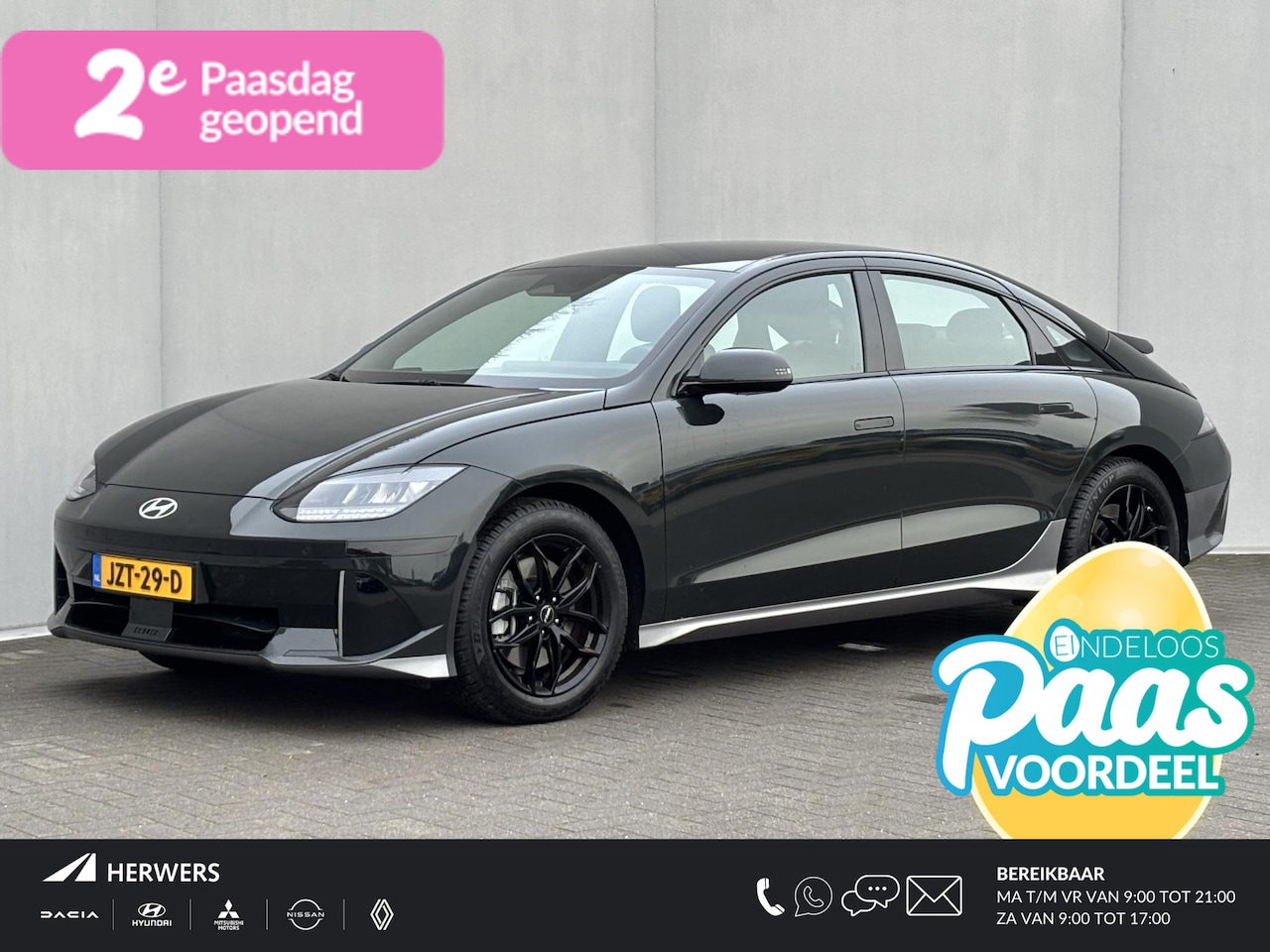 Hyundai IONIQ 6 - Connect 77.4 kWh Automaat / Warmtepomp / SOH 100% / CCS snellader / Fabrieksgarantie tot 1 - AutoWereld.nl