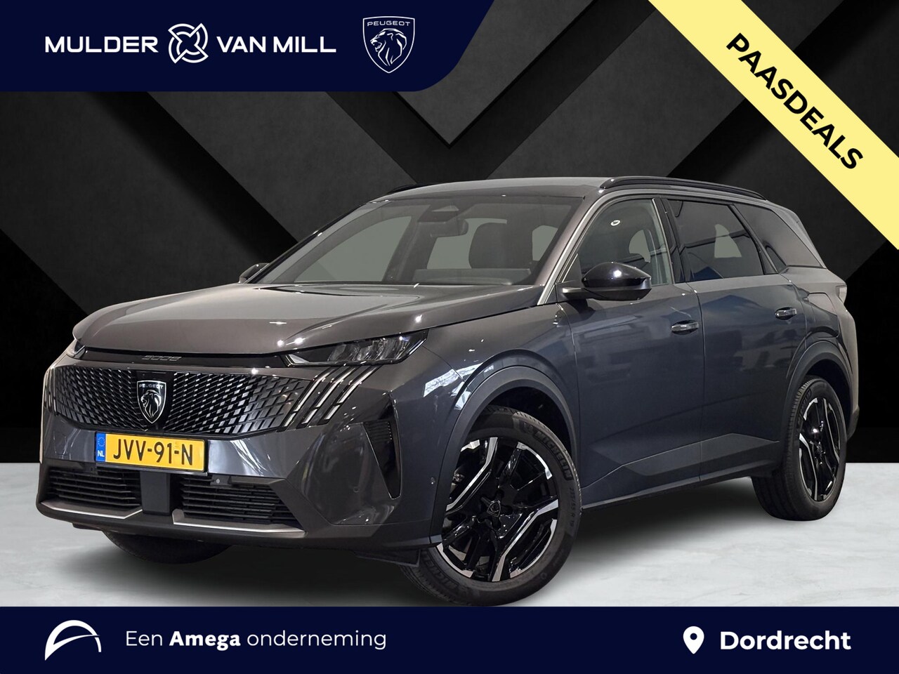 Peugeot 5008 - Allure 1.6 HYbrid PHEV 225pk e-DCS7 | PANORAMIC NAVIGATION | 7-PERSOONS | STOEL- EN STUURV - AutoWereld.nl
