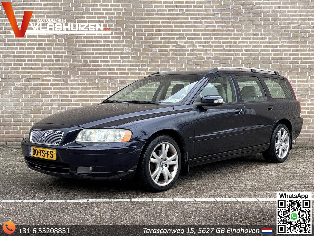 Volvo V70 - 2.4 D5 Edition Sport Automaat | Leder | Stoelverwarming | Climate | Cruise | Navi | PDC | - AutoWereld.nl