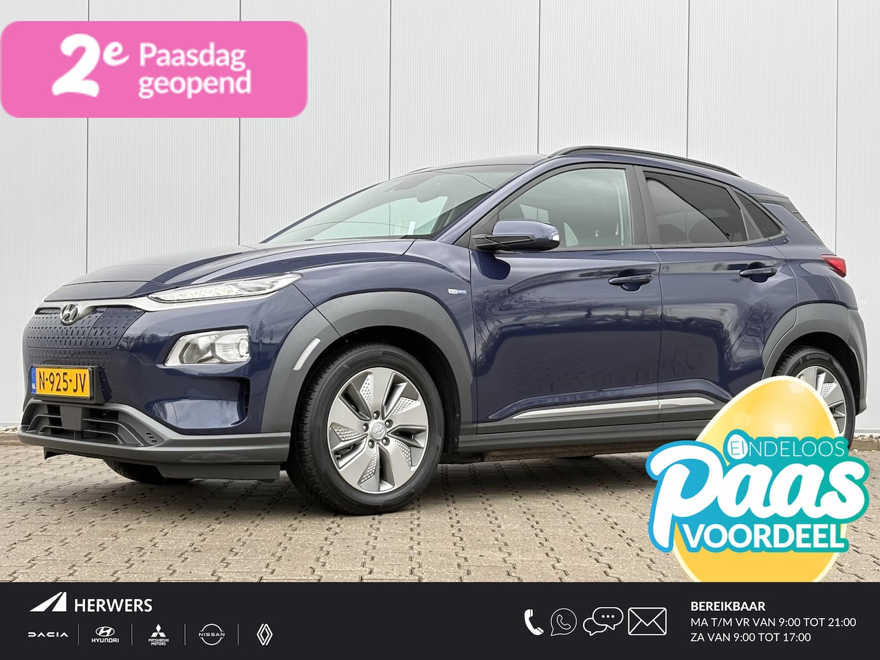 Hyundai Kona Electric - EV Fashion 64 kWh / Trekhaak / Apple Carplay/Android Auto / Navigatie / Cruise Control Ada - AutoWereld.nl