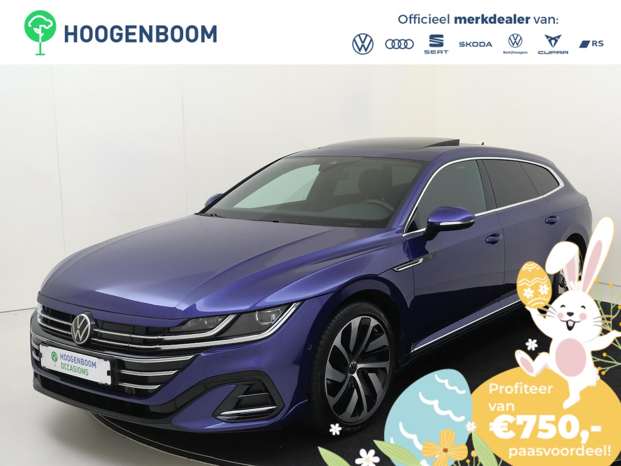 Volkswagen Arteon Shooting Brake - 1.4 TSI eHybrid R-Line Business | SoH 92% | Panoramadak | Trekhaak | Standkachel | Adaptie - AutoWereld.nl