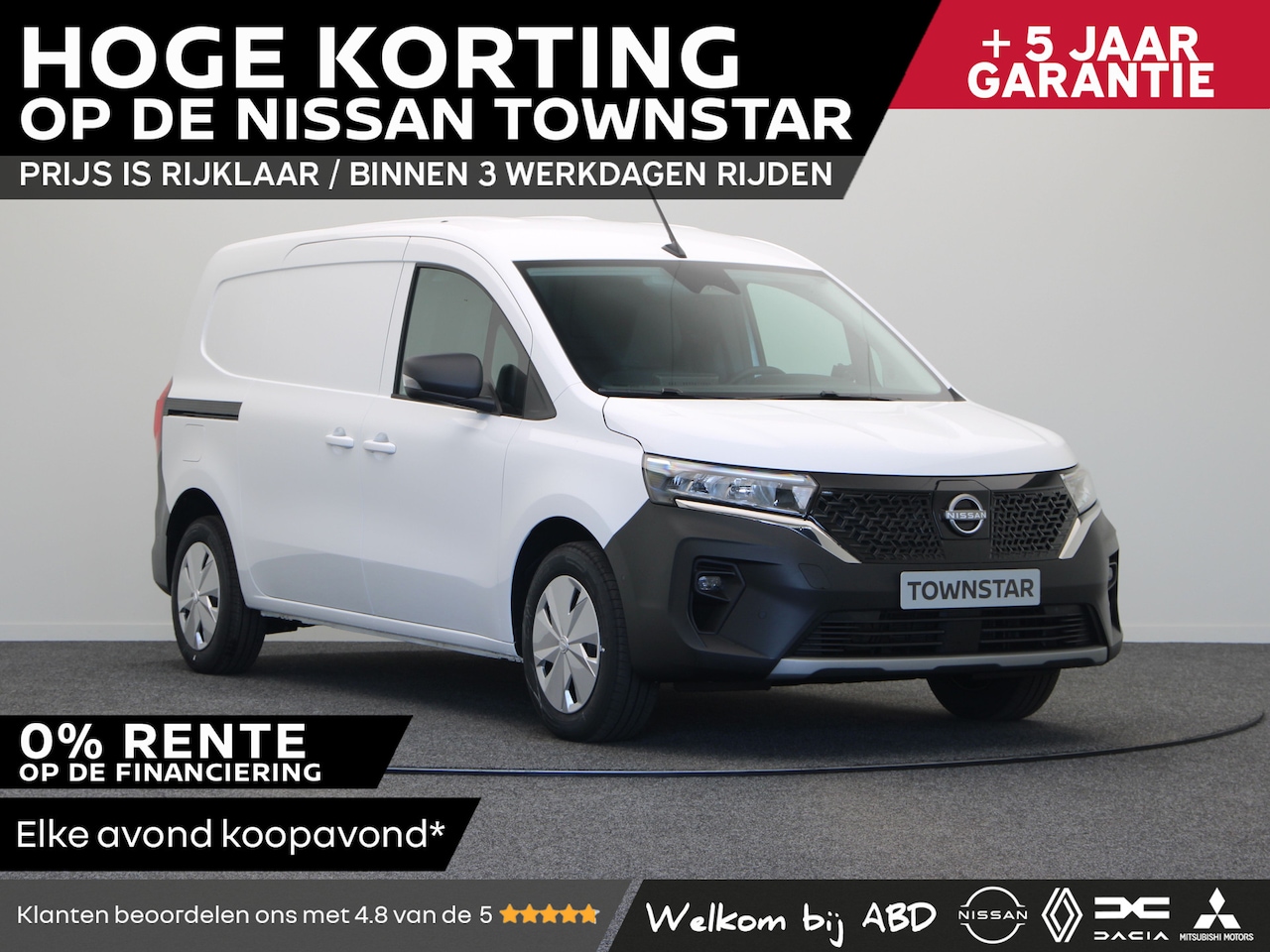 Nissan Townstar - Gesloten Bestel L2H1 44 kWh 122 1AT N-Connecta | Vijf jaar garantie | Rijklaarprijs | | 18 - AutoWereld.nl