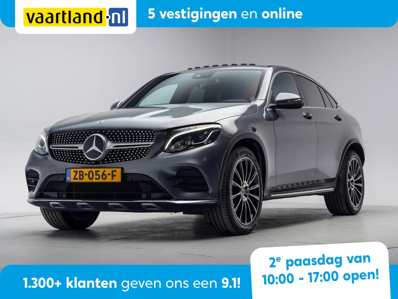 Mercedes-Benz GLC-klasse Coupé - 250 4MATIC AMG Line Aut. [ 360°Cam Schuifdak Sfeerverlichting ] - AutoWereld.nl