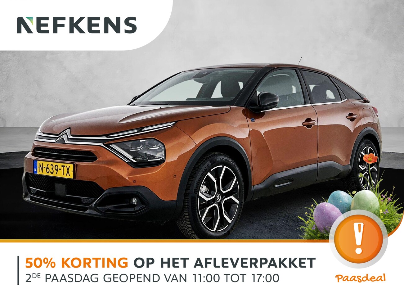 Citroën Ë-C4 - EV Shine 50 kWh 136pk | Accu SOH 92% | Navigatie | Achteruitrijcamera | Half Lederen comfo - AutoWereld.nl