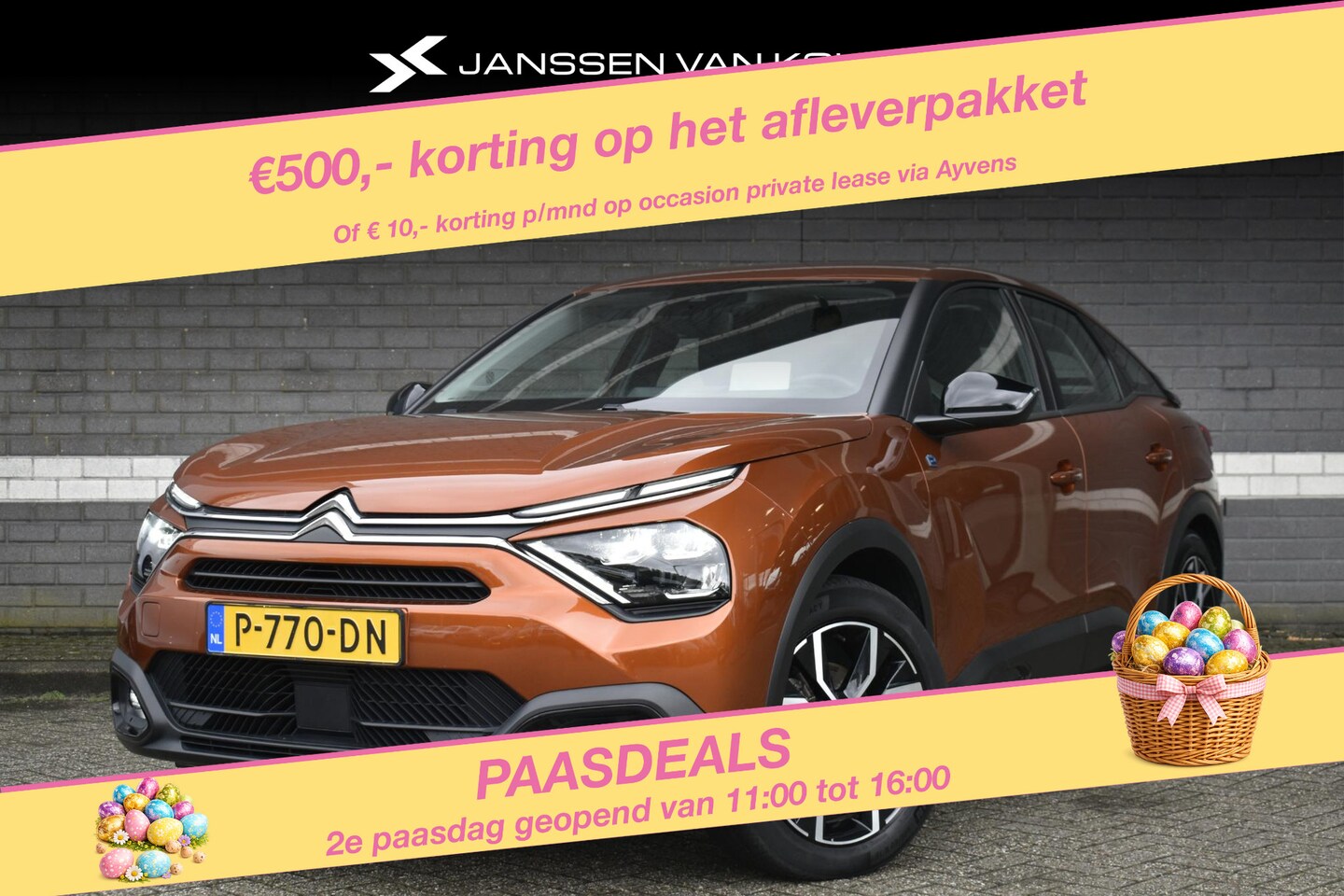 Citroën Ë-C4 - Feel Pack 50 kWh SOH 89% Voorruitverwarming Camera Climate Private lease €429,- p/m - AutoWereld.nl