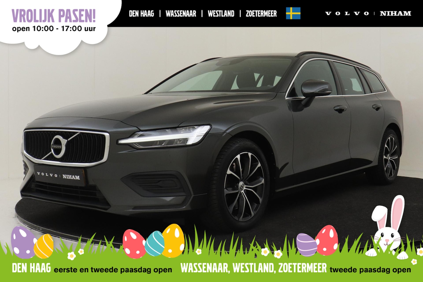 Volvo V60 - B3 (M-HYBRID) AUT. MOMENTUM BUSINESS *NETTO €19.500,-* -KEYLESS|CARPLAY|CAMERA|ADAP.CRUISE - AutoWereld.nl