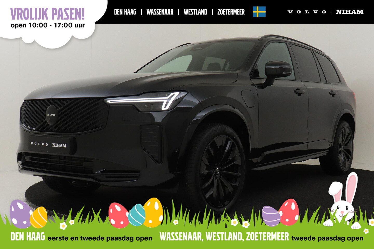 Volvo XC90 - II T8 PLUG-IN HYBRID AWD PLUS BLACK EDITION -PANO.DAK|HARMAN/KARDON|LUCHTVERING|360°CAM|HE - AutoWereld.nl