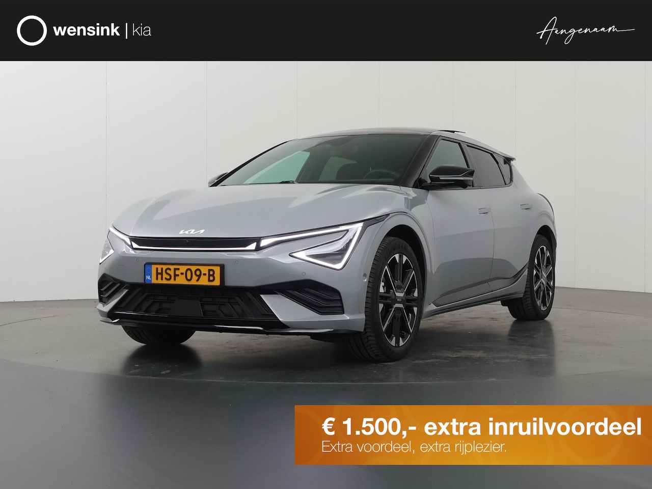 Kia EV6 - GT-Line 84 kWh | Panoramaschuifdak | 360 Camera | Head-up display | 20"GT-Line Velgen | LE - AutoWereld.nl