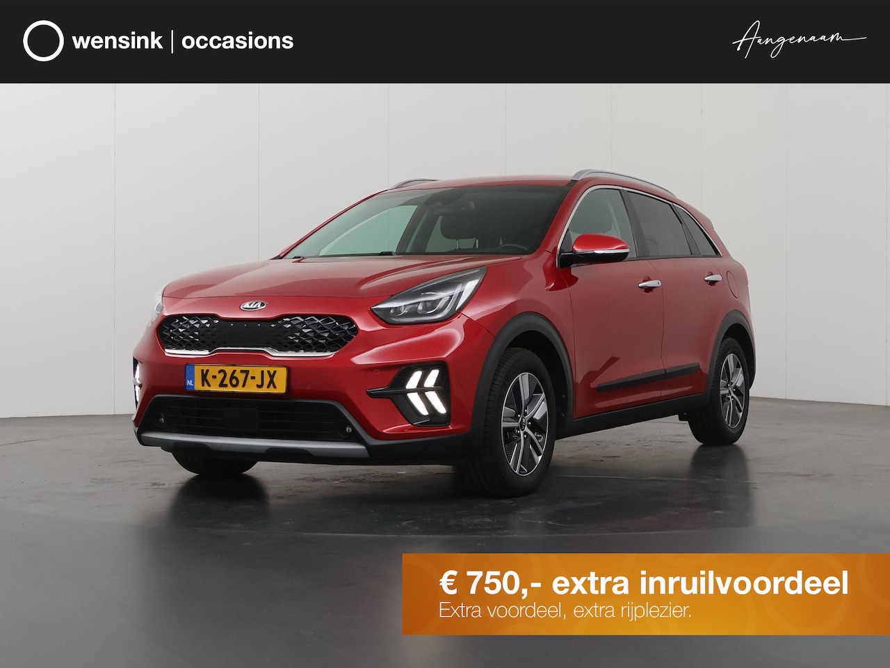Kia Niro - 1.6 GDi Hybrid DynamicPlusLine | Lederen Interieur | Navigatie | DAB | Apple CarPlay/Andro - AutoWereld.nl