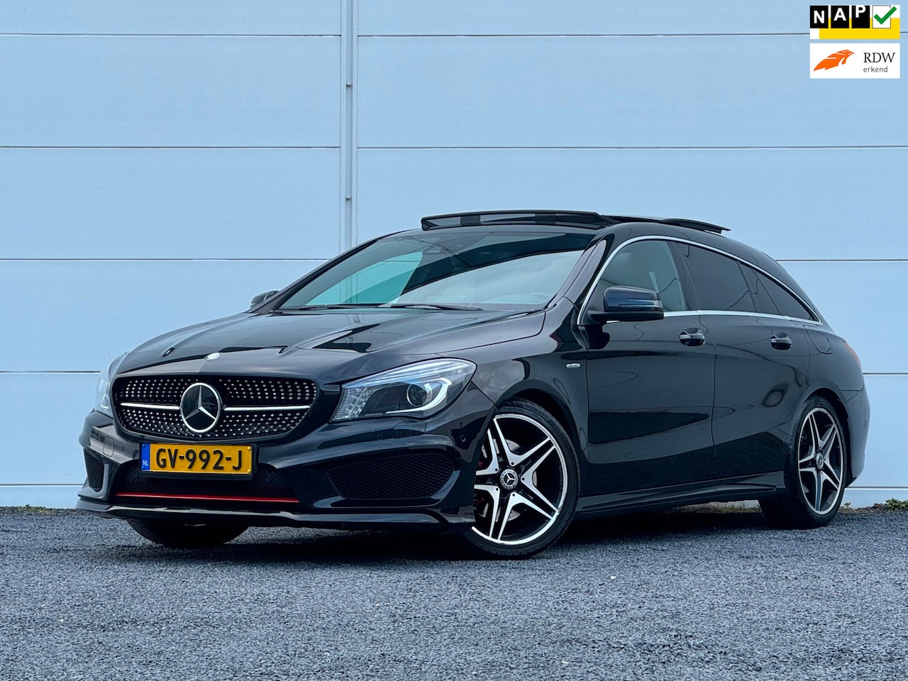 Mercedes-Benz CLA-klasse Shooting Brake - 250 Amg Org NL Pano HK Memory seats Dodehoek detectie 211 pk Stoelverwarming Sportdemper - AutoWereld.nl