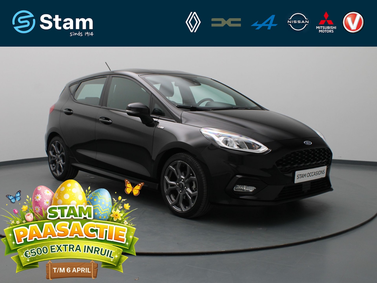 Ford Fiesta - EcoBoost ST-Line 95pk Cruise | Climate | Carplay | Parkeersens. achter - AutoWereld.nl