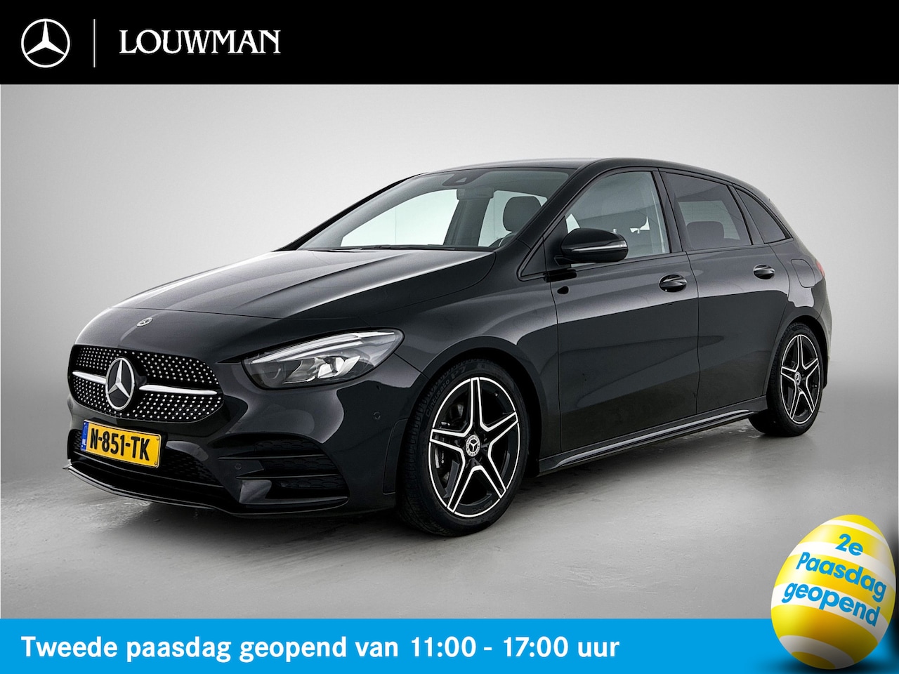 Mercedes-Benz B-klasse - 180 AMG Nightpakket | Parkeerpakket met Camera | Sfeerverlichting | Stoelverwarming | LED - AutoWereld.nl
