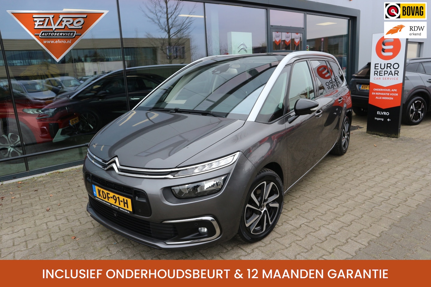 Citroën Grand C4 SpaceTourer - 1.2 PureTech Shine AUTOMAAT NAVI 360CAMERA LEDER PANORAMA MASSAGE RIJKLAARPRIJS!! - AutoWereld.nl