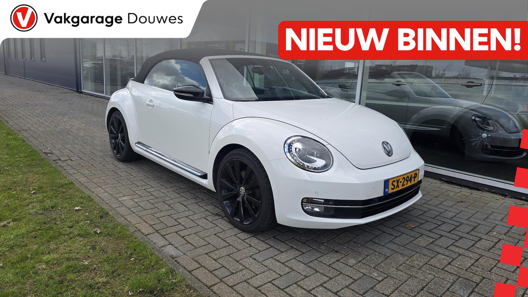 Volkswagen Beetle Cabriolet - 1.4 TSI Sport |Automaat |Leder| - AutoWereld.nl