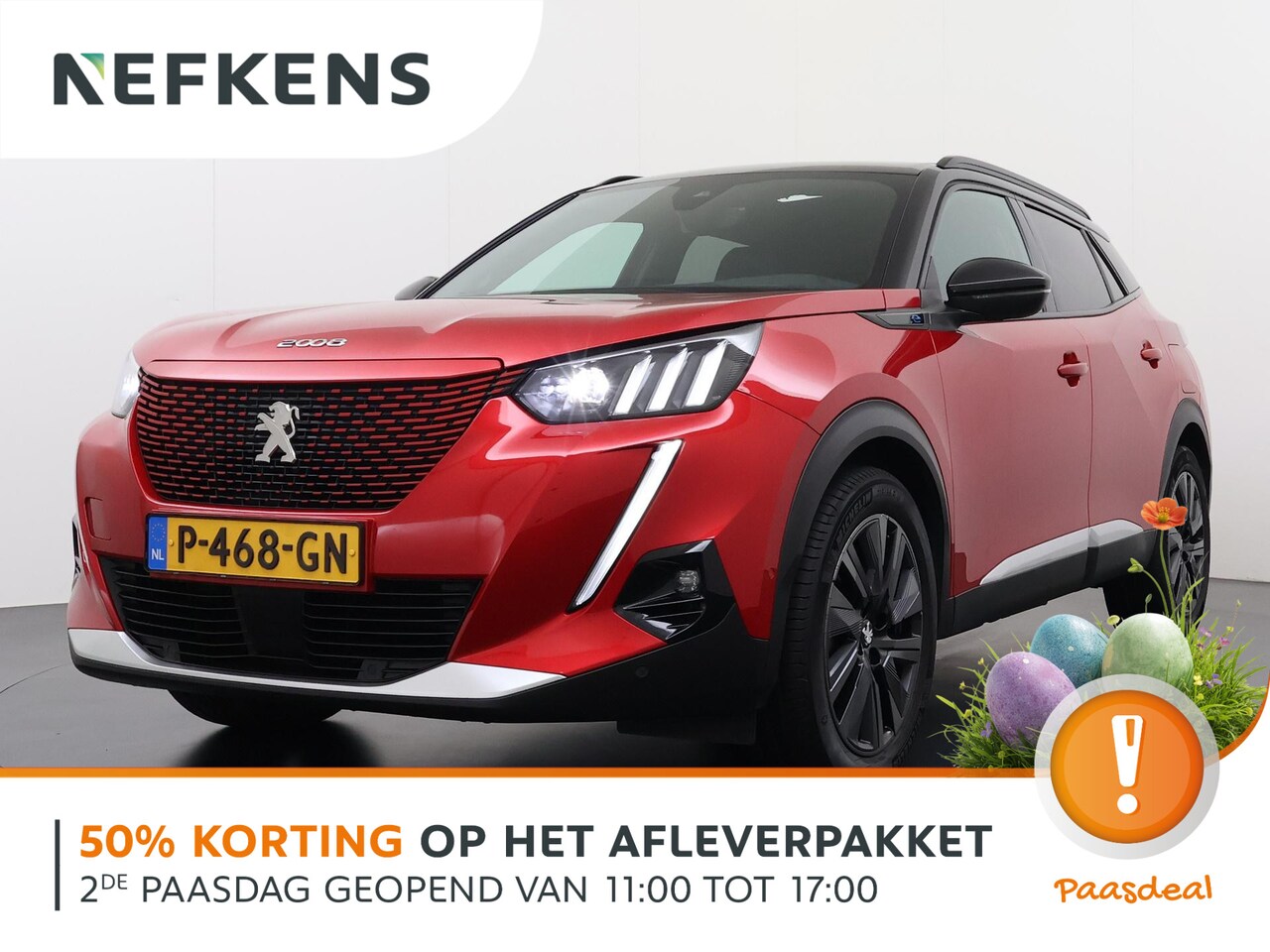 Peugeot e-2008 - EV GT Pack 50 kWh 3-Fase | 1e eigenaar | ACCU 92% | Navigatie | Panoramisch schuifdak | Ca - AutoWereld.nl