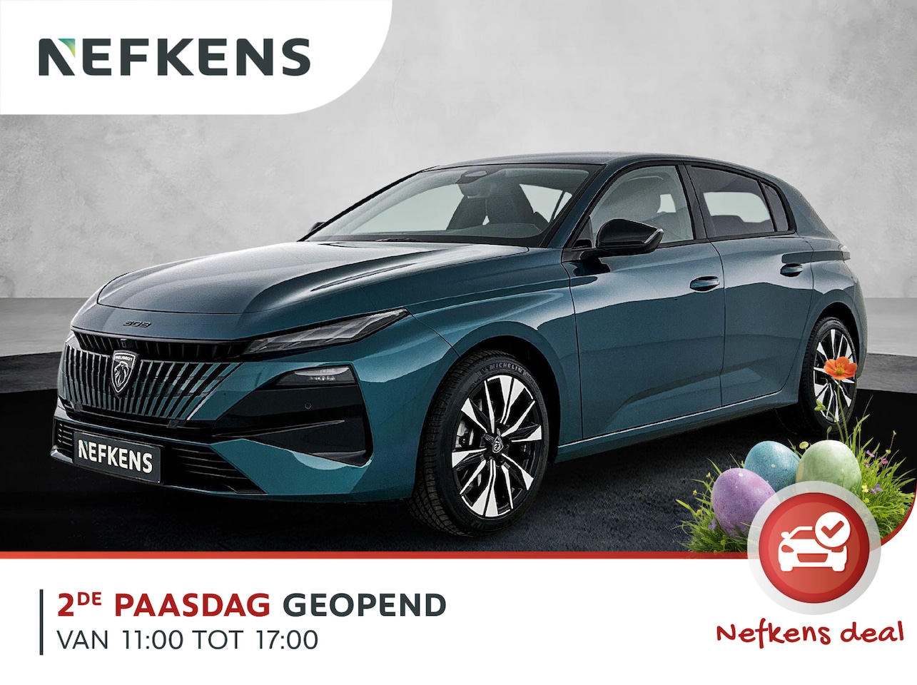 Peugeot 308 - Allure Hybrid 145pk Automaat | NIEUW MODEL! | Navigatie | 360 graden camera systeem | Adap - AutoWereld.nl