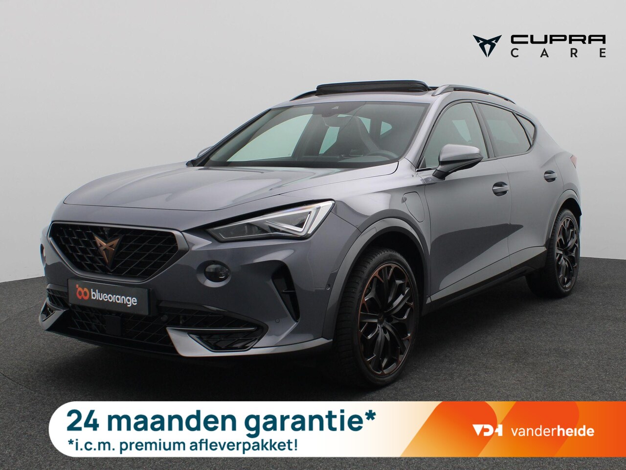 CUPRA Formentor - 1.4 e-Hybrid VZ Copper Edition 245PK DSG SOH 100%, Pano-Schuifdak, Trekhaak, 360gr. Camera - AutoWereld.nl