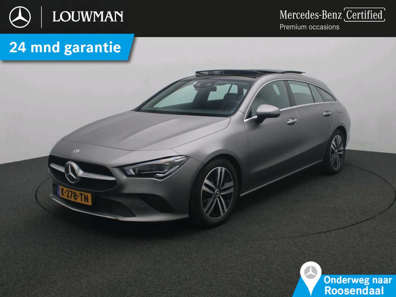 Mercedes-Benz CLA-klasse Shooting Brake - 180 Business Solution Luxury Panorama Schuif-Kanteldak | Memory voorstoelen | Sfeerverlich - AutoWereld.nl