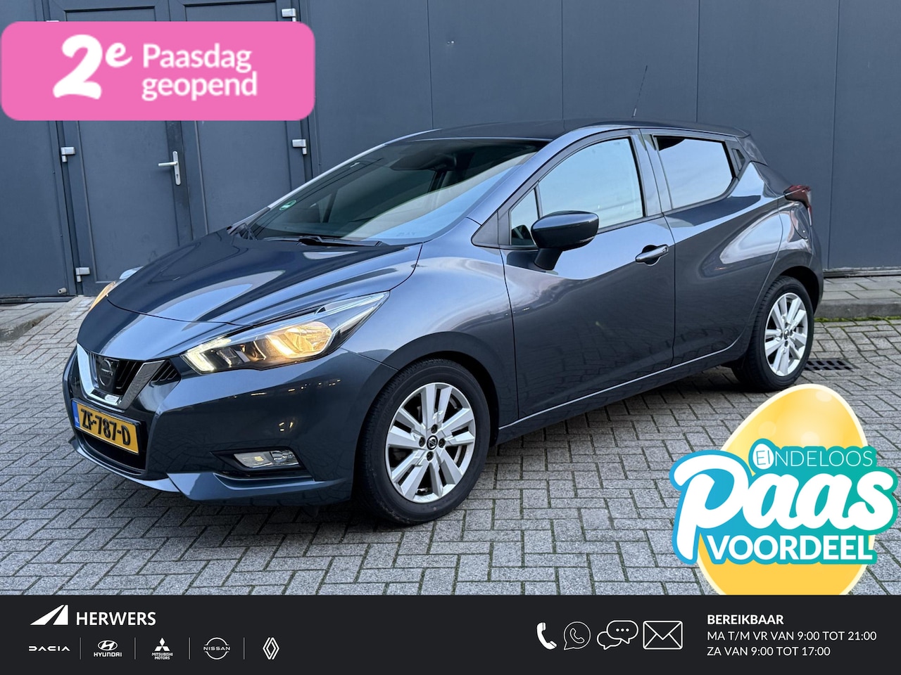 Nissan Micra - 1.0 IG-T N-Connecta Navigatie / Airco / Camera / trekhaak / Keyless Entry&Go / Cruise Cont - AutoWereld.nl