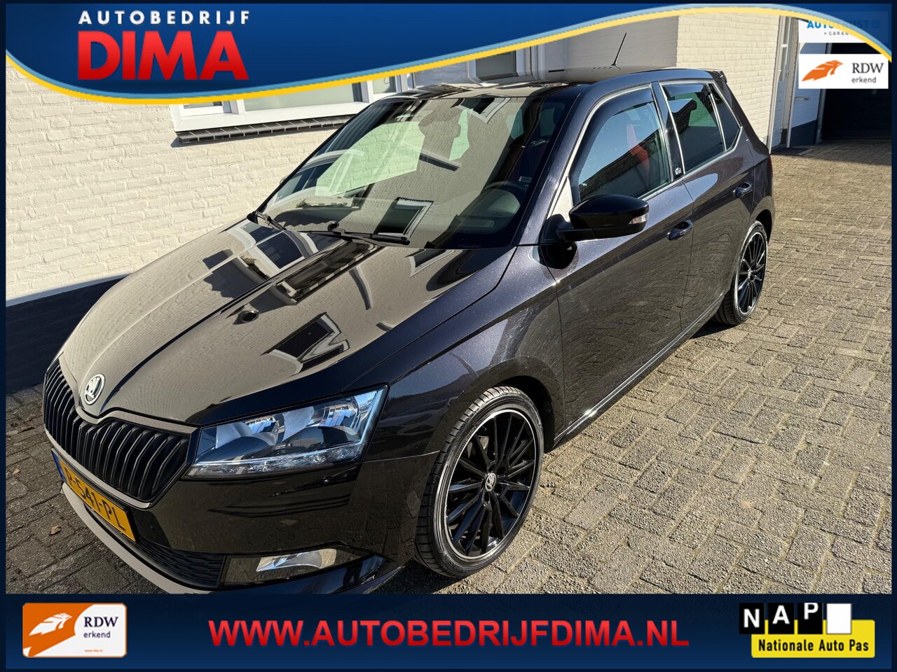 Skoda Fabia - 1.0 TSI Business Edition Monte Carlo/ Navi/ Camera/ ECC/ PDC/ Cruise Control - AutoWereld.nl