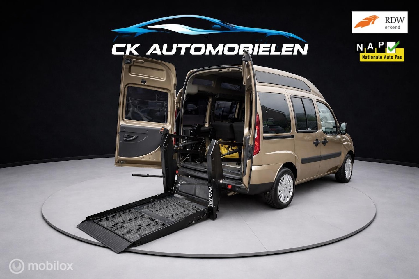 Fiat Doblò - 1.9 JTD Dynamic rolstoelauto - AutoWereld.nl