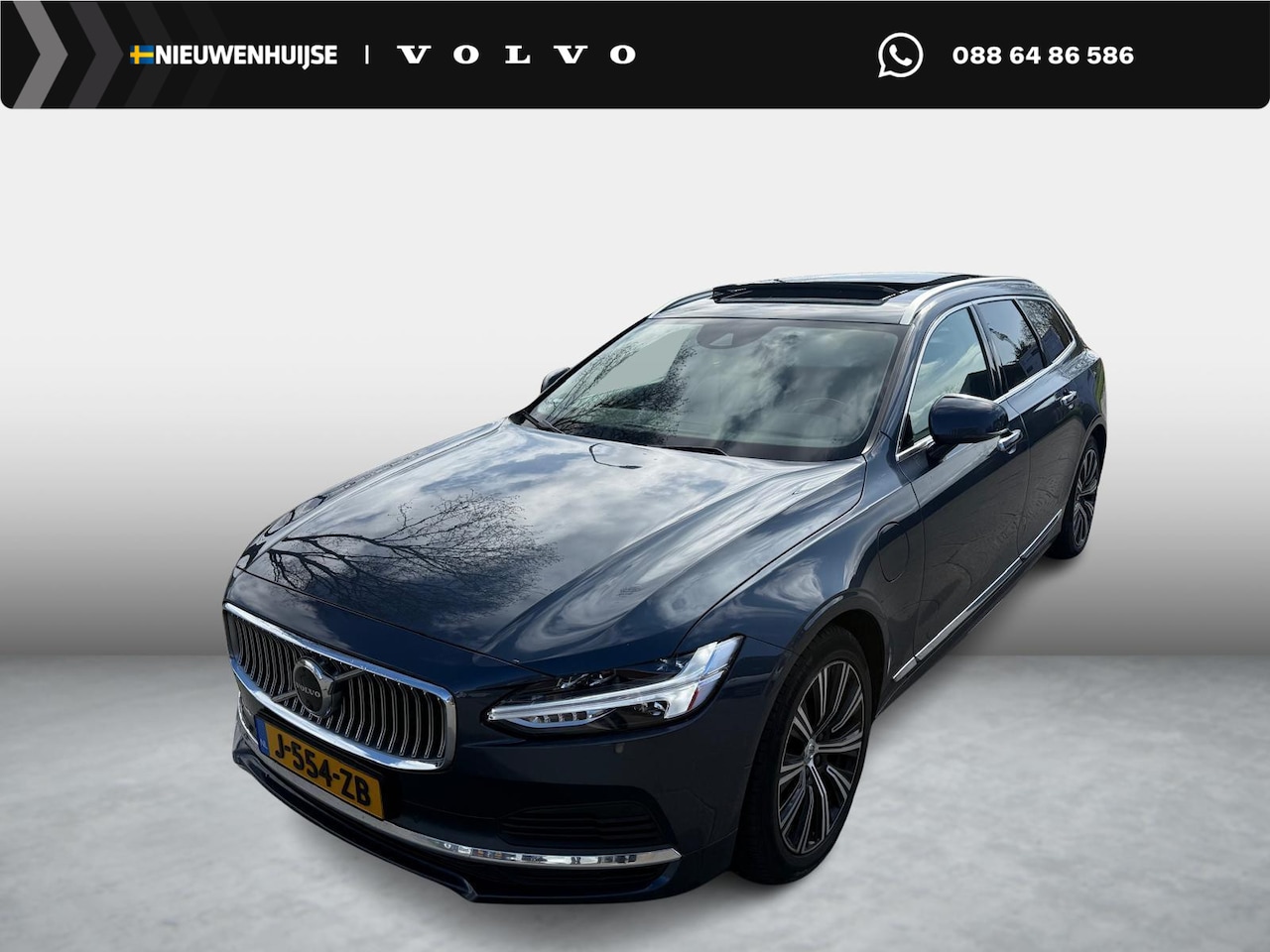Volvo V90 - 2.0 T6 AWD Inscription | Plug-in Hybrid (PHEV) | Trekhaak | 360 Graden Camera | Panoramada - AutoWereld.nl