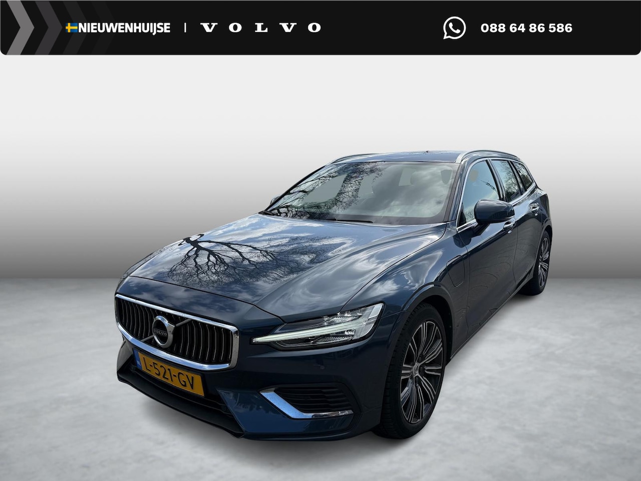 Volvo V60 - 2.0 T6 Recharge AWD Inscription | Plug-in Hybrid (PHEV) | Lederen Bekleding | Stoelverwarm - AutoWereld.nl