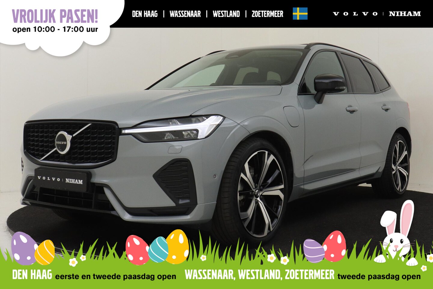 Volvo XC60 - T8 PLUG-IN HYBRID AWD ULTRA DARK -PANO.DAK|BOWERS&WILKINS|GEVENT.LEDER+MASSAGE|360°CAM|LUC - AutoWereld.nl