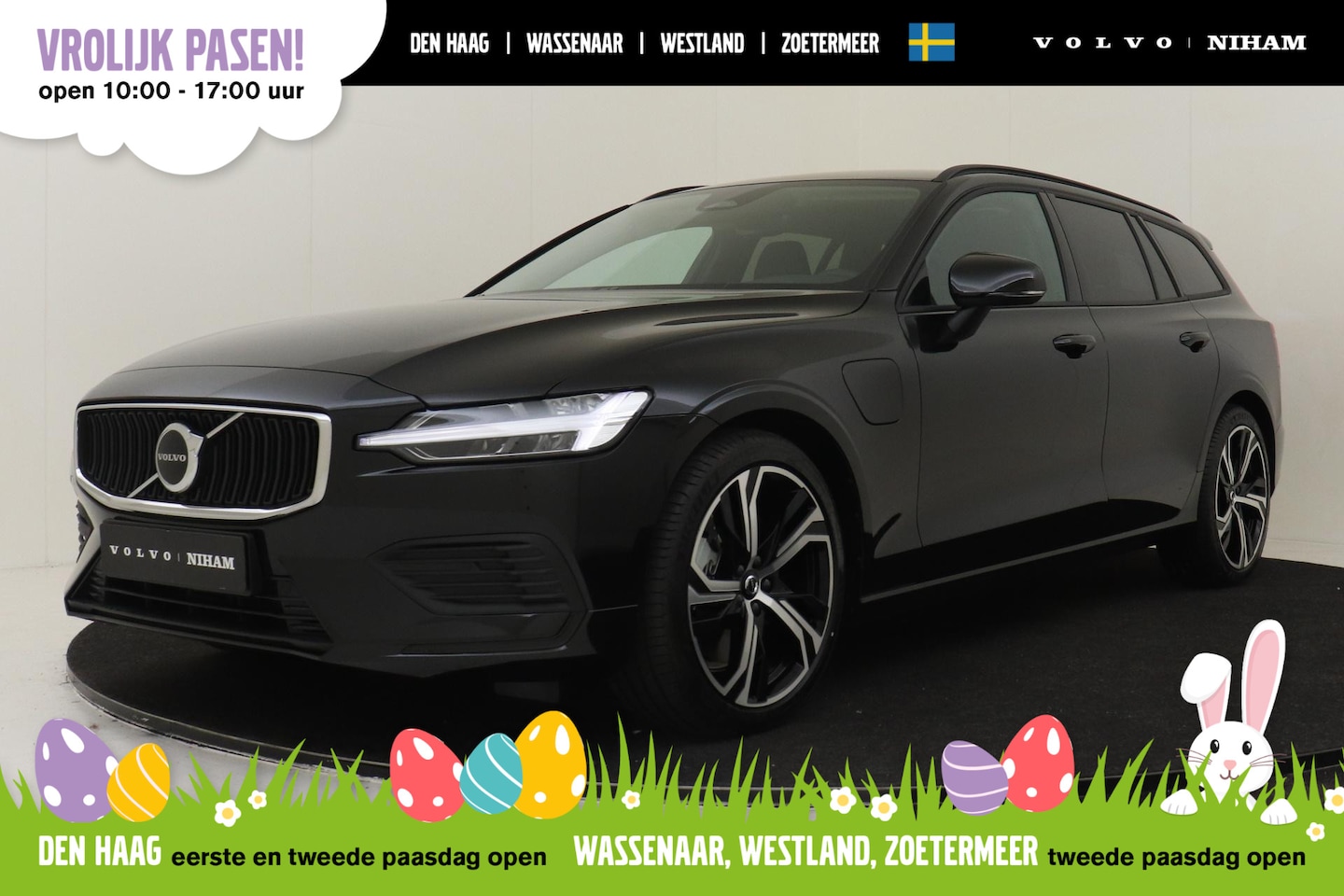 Volvo V60 - T6 PLUG-IN HYBRID AWD ESSENTIAL -LEDER|ADAP.CRUISE|CLIMATE|PRIVACY.GLAS|PDC|19" - AutoWereld.nl