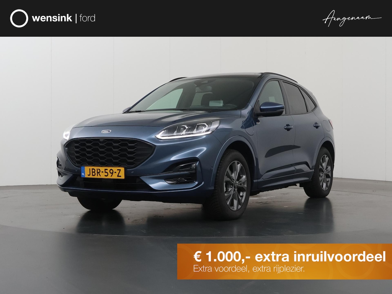 Ford Kuga - 2.5 PHEV ST-Line X | Elekt. inklapbare Trekhaak | Panoramadak | Winterpakket | Head Up | M - AutoWereld.nl