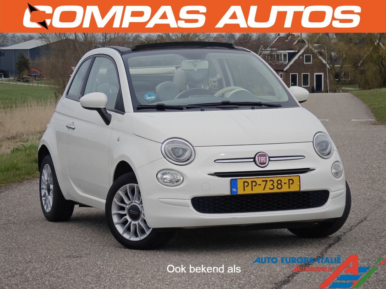 Fiat 500 C - 1.2 Popstar Cabrio | 12 maanden Bovag Garantie - AutoWereld.nl