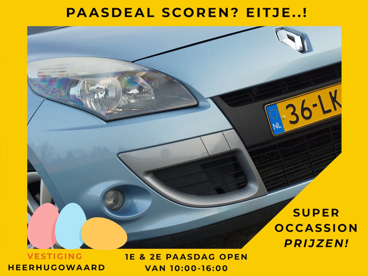 Renault Scénic - 1.4 TCE Celsium | Ice Blue | Navi/Cruise/Clima/LMV/PDC - AutoWereld.nl
