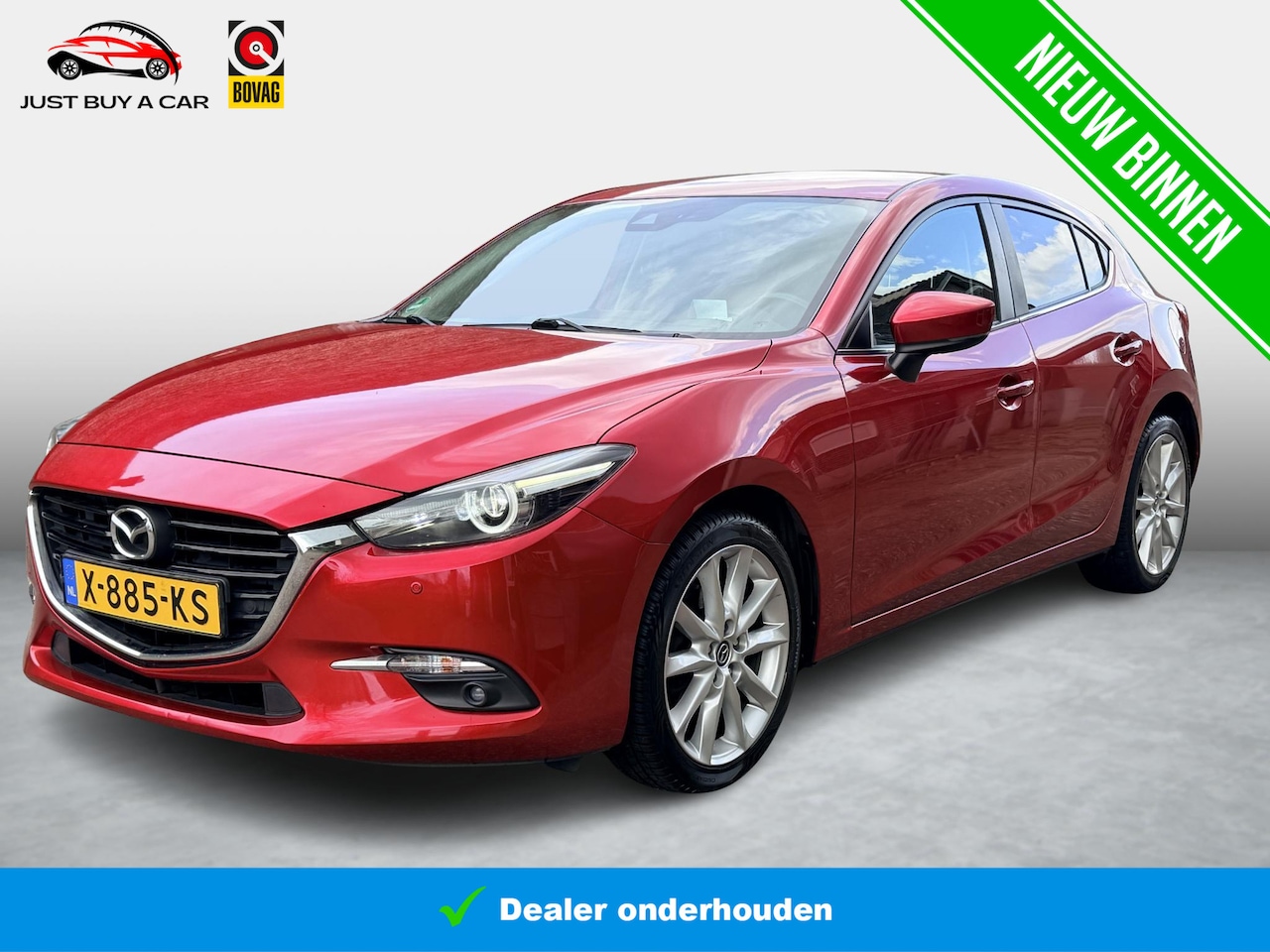 Mazda 3 - 2.0 SkyActiv-G 120 SkyLease+ / 4X Stoelverwarming / Bose / Head-Up / Camera / 1e Eigenaar - AutoWereld.nl