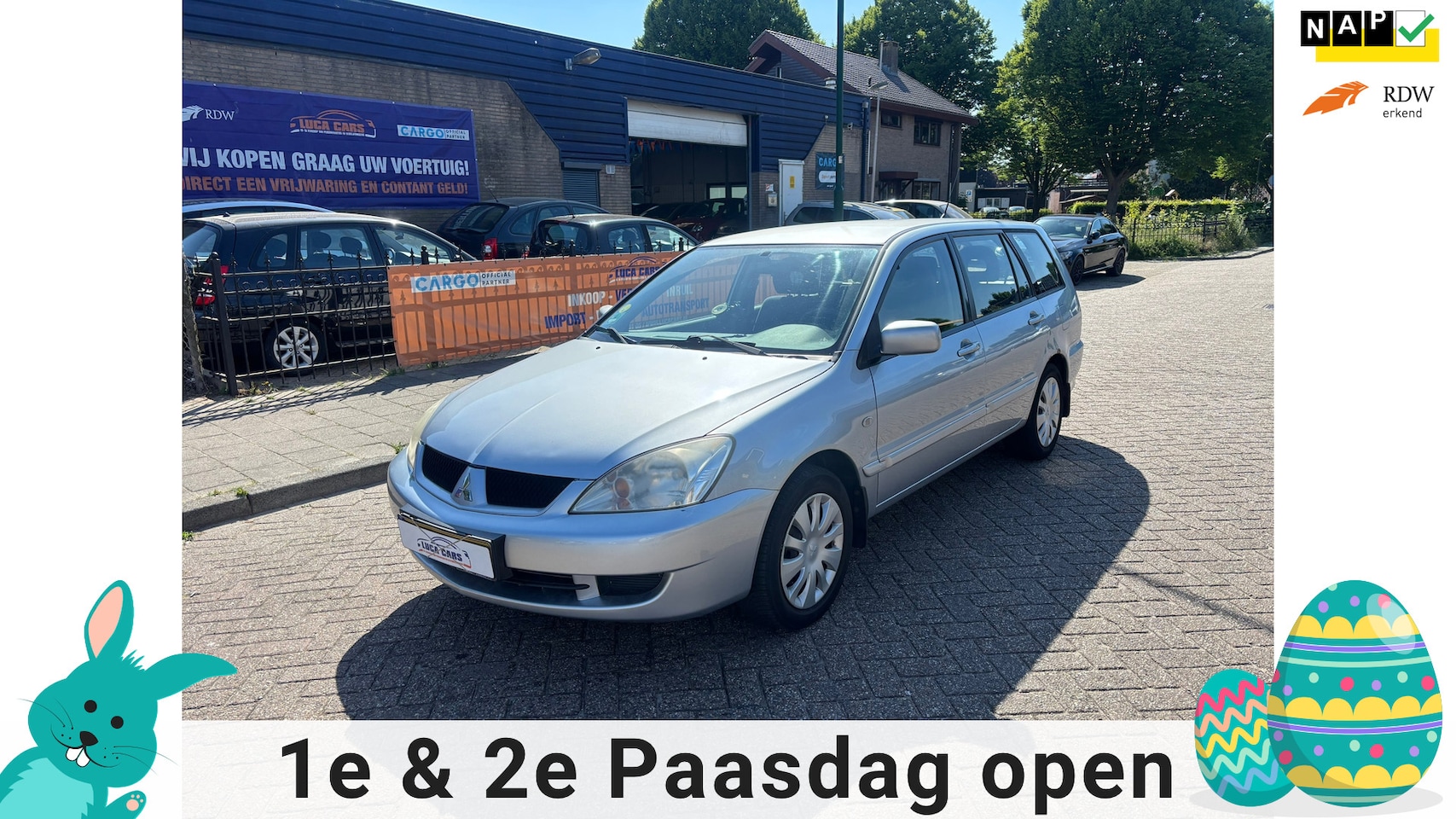 Mitsubishi Lancer Station Wagon - 1.6 Inform Silver NIEUWE APK! AIRCO! - AutoWereld.nl