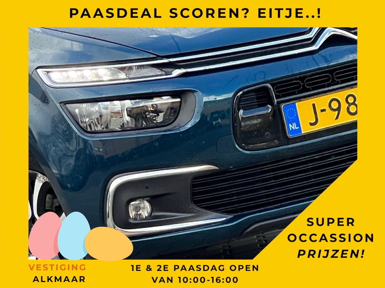 Citroën Grand C4 SpaceTourer - 1.2 PureTech Shine Automaat - Alchemy Blue - 7 zitter/Carplay/Camera - AutoWereld.nl