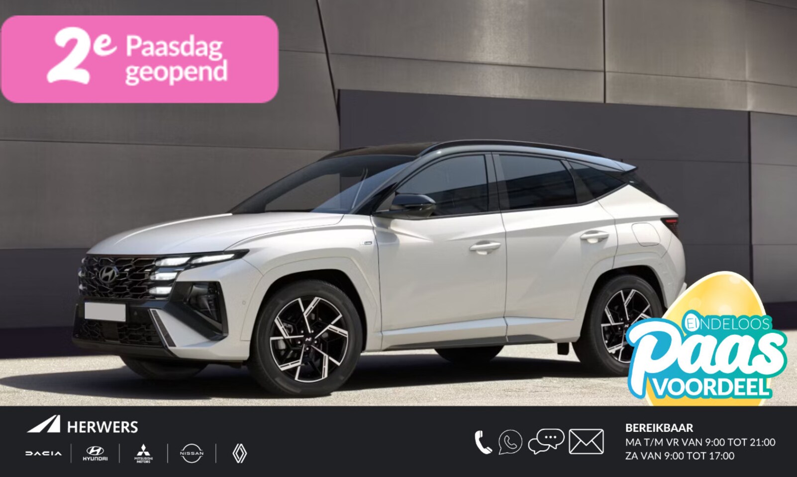 Hyundai Tucson - 1.6 T-GDI PHEV N Line Business / Rijklaarprijs Shadow Grey, Atlas White Of Engine Red /  L - AutoWereld.nl