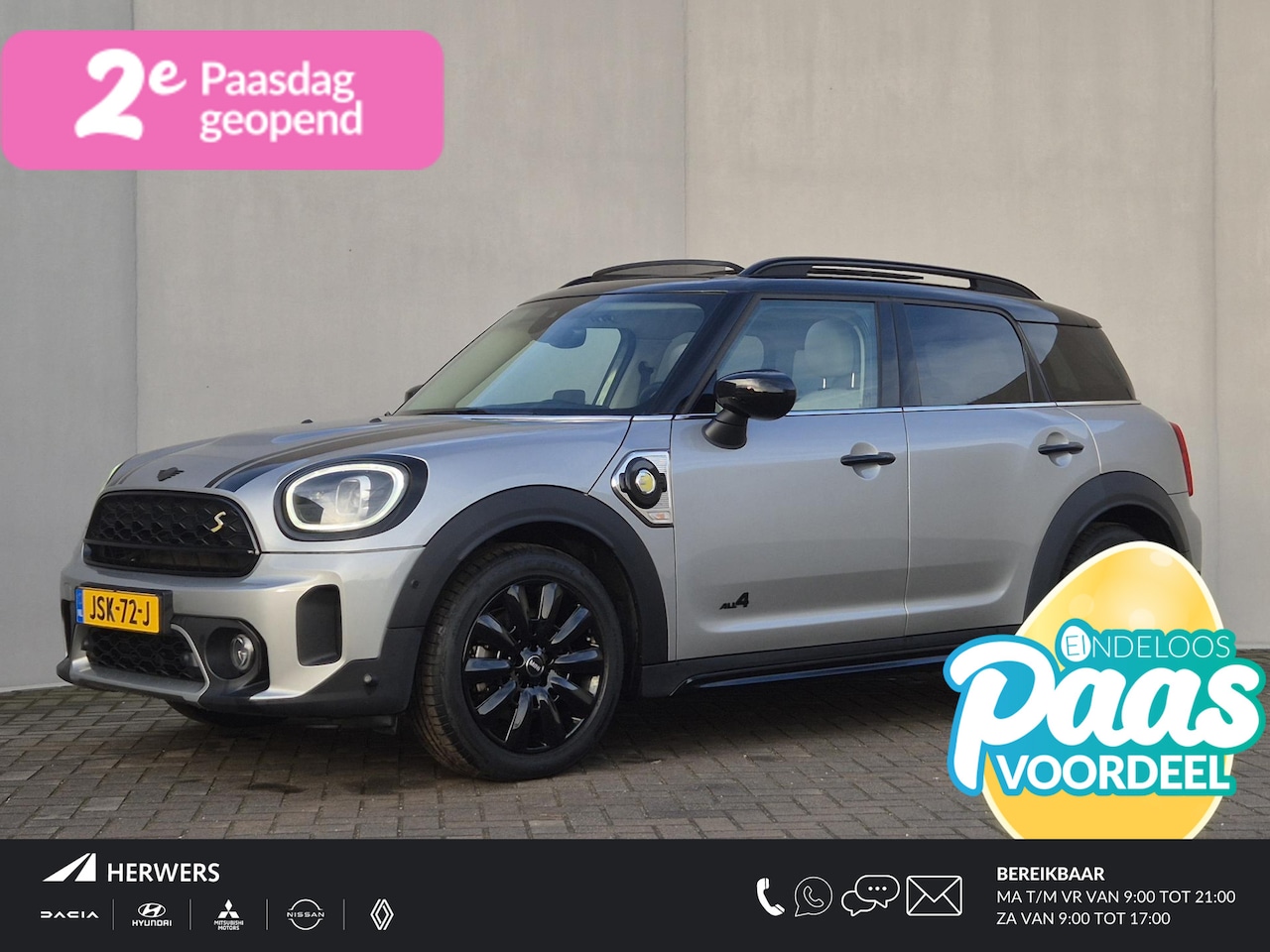 MINI Countryman - 1.5 Cooper S E ALL4 Yours PHEV / Dealer onderhouden / Leder / Schuifdak / Elektrische stoe - AutoWereld.nl