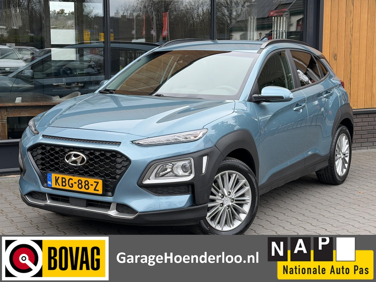 Hyundai Kona - 1.0 T-GDI Camera, Carplay, Navi, Stoel/Stuurverw. Garantie - AutoWereld.nl
