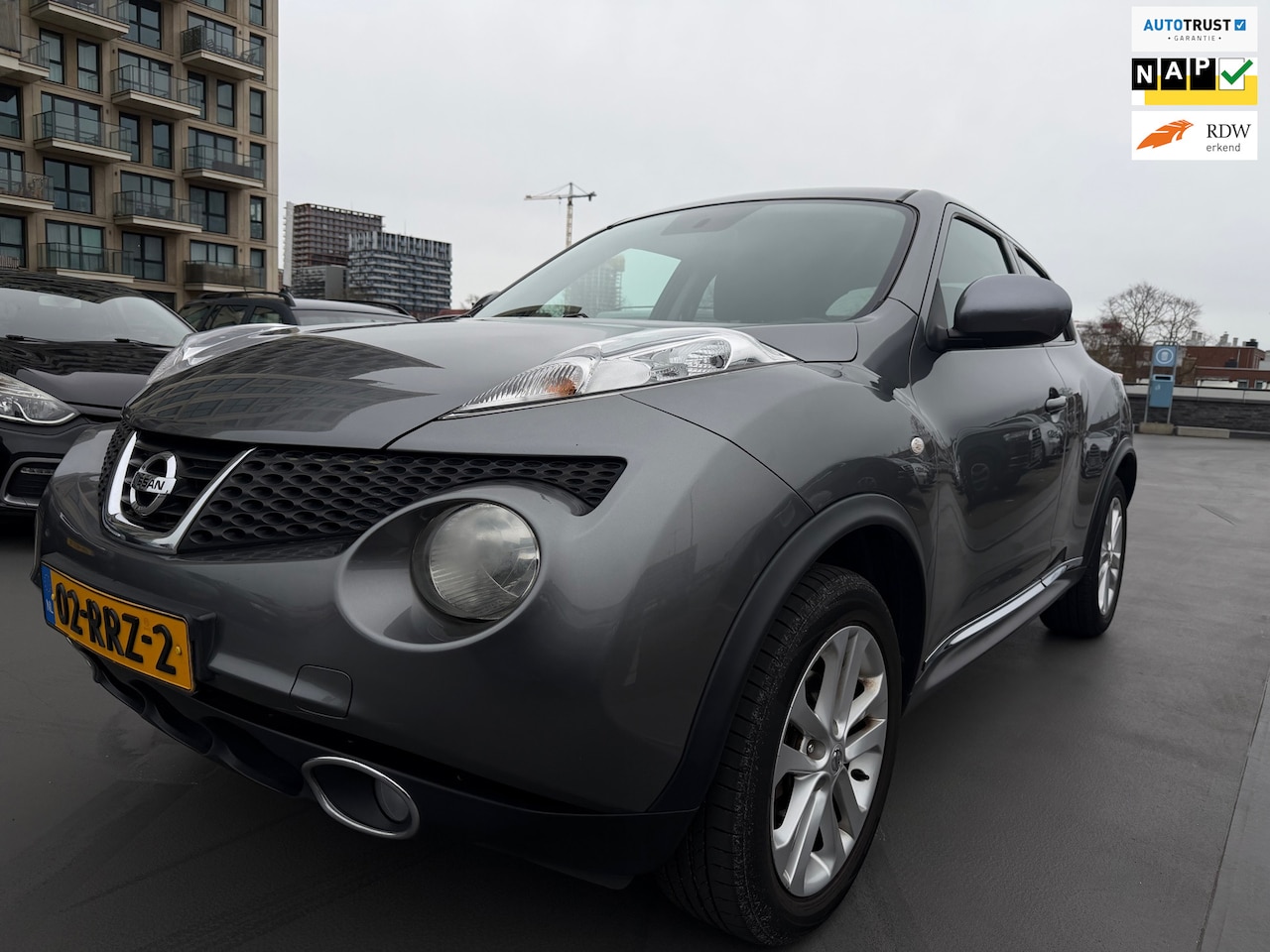 Nissan Juke - 1.6 Acenta Camera Cruise Navi Trekhaak Nette Auto Nieuwe Apk - AutoWereld.nl