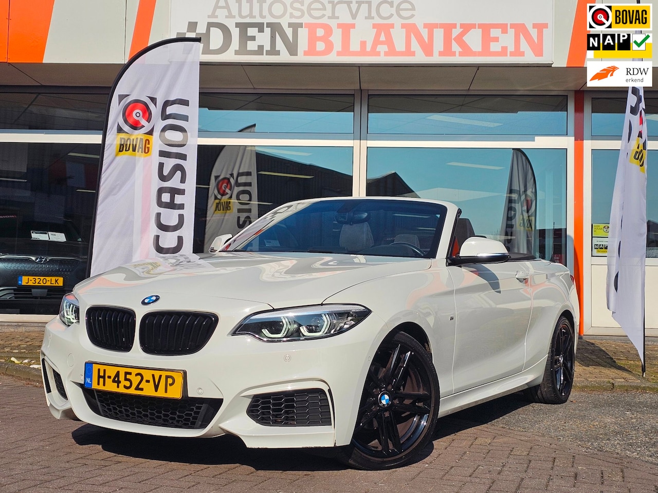 BMW 2-serie Cabrio - 218i Executive Edition M Sport Automaat BJ.2020 / Navi / 18"Lmv / Clima / Led Kopl. / Stoe - AutoWereld.nl