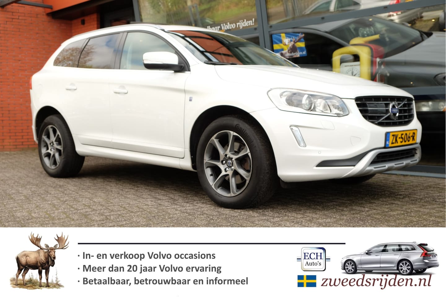 Volvo XC60 - 2.0 D3 150 pk Aut. Ocean Race, Panoramdak, Leer - AutoWereld.nl