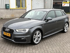 Audi A3 Sportback - 1.4 TFSI 122 PK AUT Bj 2014 S-line Sport 5 Deurs Ecc Airco Navi Keyless-Go Leder Xenon Led
