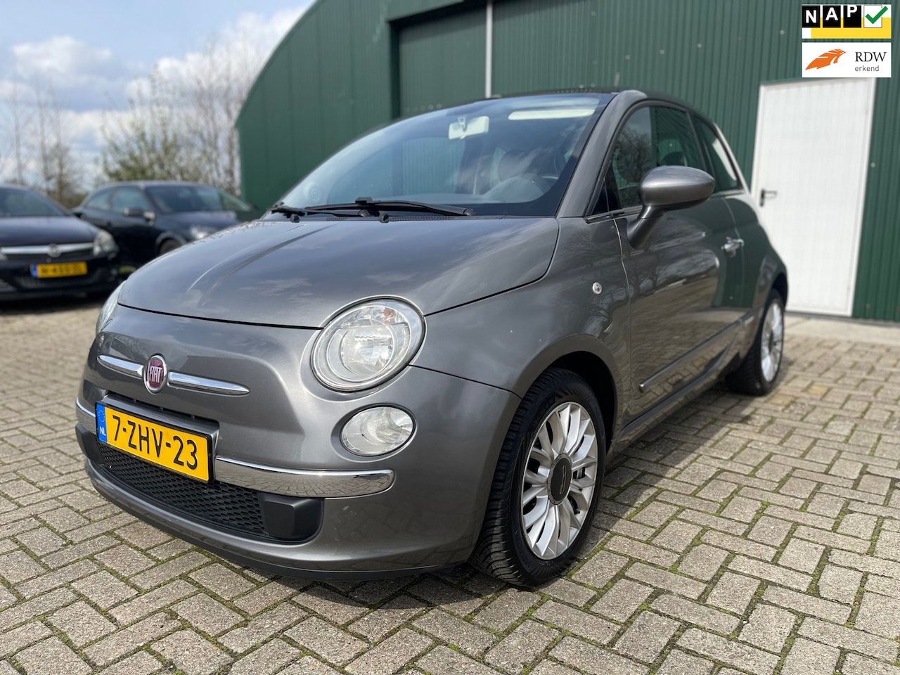 Fiat 500 - 0.9 TwinAir Turbo Lounge/Panorama/ Navi / Airco/ NET!! - AutoWereld.nl