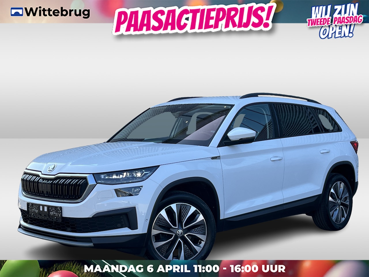 Skoda Kodiaq - 1.5 TSI 150PK Ambition / 19" LMV / Digitale Cockpit / Zwenkbare Trekhaak / Parkeersensoren - AutoWereld.nl